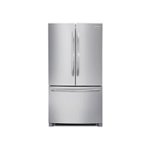 Front. Frigidaire - Gallery 22.4 Cu. Ft. French Door Counter-Depth Refrigerator - Stainless Steel.