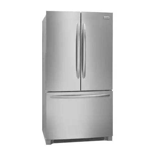 Left View: Viking - Professional 7 Series 20 Cu. Ft. Bottom-Freezer Built-In Refrigerator - Reduction red