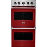 Viking - Professional 5 Series 27" Built-In Double Electric Convection Wall Oven - Reduction Red - Front_Zoom