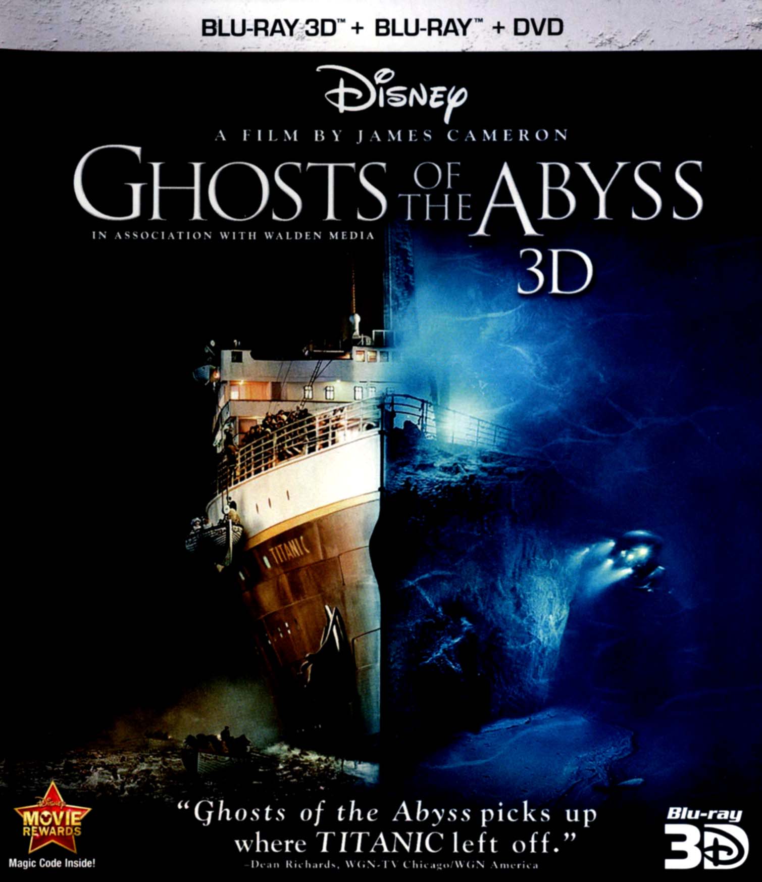 Best Buy: Ghosts of the Abyss [3D] [Blu-ray/DVD] [Blu-ray/Blu-ray 3D ...