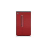 Viking - Professional 5 Series Quiet Cool 29.1 Cu. Ft. Side-by-Side Built-In Refrigerator - Reduction Red - Front_Zoom