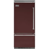 Viking - Professional 5 Series Quiet Cool 20.4 Cu. Ft. Bottom-Freezer Built-In Refrigerator - Kalamata Red - Front_Zoom