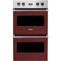 Viking - Professional 5 Series 30" Built-In Double Electric Convection Wall Oven - Reduction red - Front_Zoom