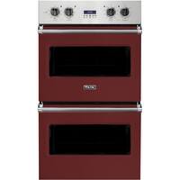 Viking - Professional 5 Series 30" Built-In Double Electric Convection Wall Oven - Reduction Red - Front_Zoom