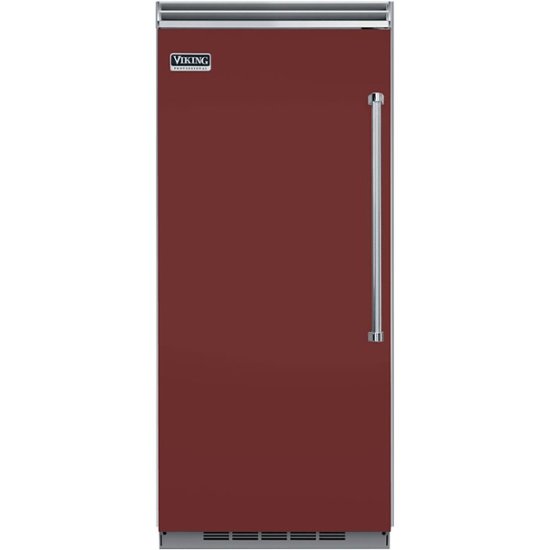 Viking – Professional 5 Series Quiet Cool 19.2 Cu. Ft. Upright Freezer with Interior Light – Reduction Red