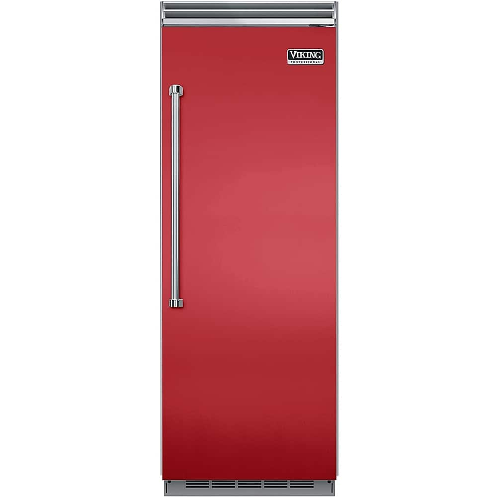 upright freezer red