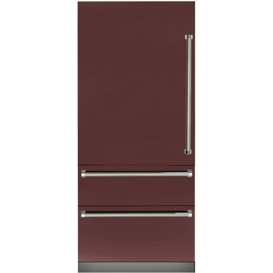 Viking – Professional 7 Series 20 Cu. Ft. Bottom-Freezer Built-In Refrigerator – Kalamata Red
