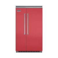 Viking - Professional 5 Series Quiet Cool 29.1 Cu. Ft. Side-by-Side Built-In Refrigerator - San Marzano Red - Front_Zoom