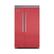 Front. Viking - Professional 5 Series Quiet Cool 29.1 Cu. Ft. Side-by-Side Built-In Refrigerator - San Marzano Red.