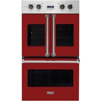 Viking - Professional 7 Series 30" Built-In Double Electric Convection Wall Oven - Reduction red - Front_Zoom