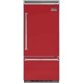 Viking - Professional 5 Series Quiet Cool 20.4 Cu. Ft. Bottom-Freezer Built-In Refrigerator - San Marzano Red
