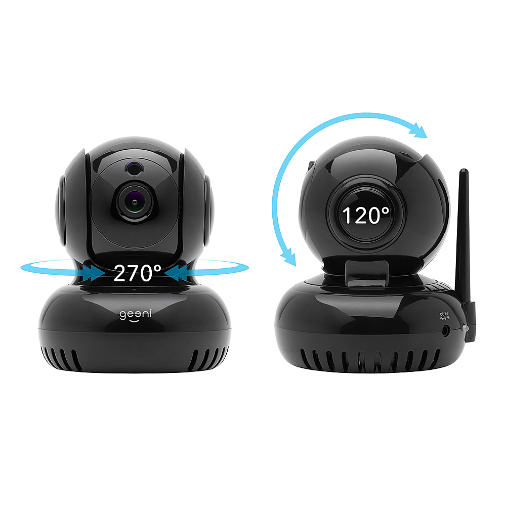 Left View: ecobee - SmartCamera with voice control - Black/White