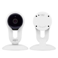 Geeni - Aware Indoor Wi-Fi Wireless Network Surveillance Camera (2-Pack) - Black/White - Front_Zoom