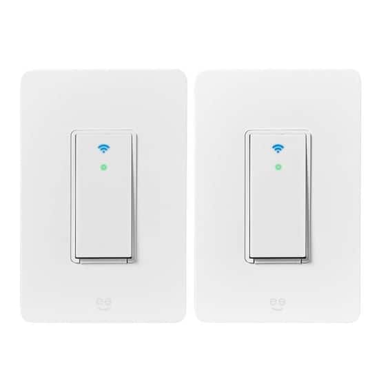 Geeni Tap Wi Fi Smart Light Switch 2 Pack White