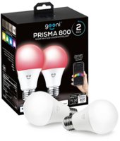 Geeni - PRISMA 800 A19 Add-On Smart LED Light Bulb (2-Pack) - White - Front_Zoom