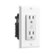 Alt View Zoom 1. Geeni - Smart Wi-Fi In-Wall Outlet - White.