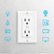 Alt View Zoom 14. Geeni - Smart Wi-Fi In-Wall Outlet - White.
