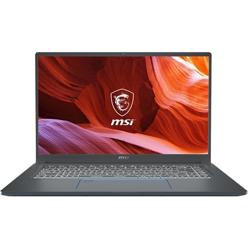 MSI - Prestige 15 15.6" Laptop - Intel Core i7 - 16GB Memory - NVIDIA GeForce GTX 1650 - 512GB SSD - Gray With Blue Diamond Cut