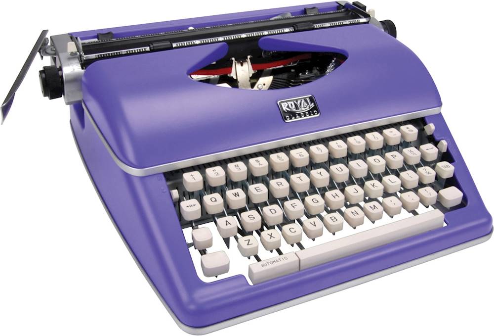 Royal Classic Manual Typewriter Purple 79119Q - Best Buy