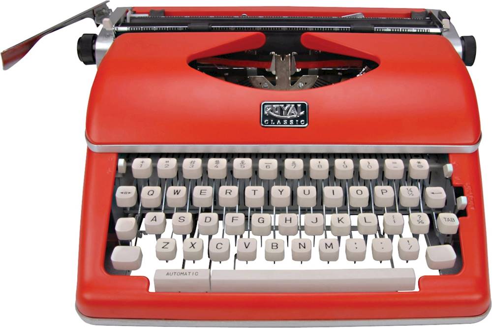 Royal - Classic Manual Typewriter - Red