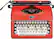 Alt View 11. Royal - Classic Manual Typewriter - Red.