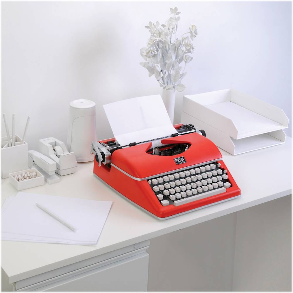 Royal 79120q Classic Manual Typewriter Red Full Sized Keyboard 44 Keys Retro 
