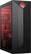 Front. HP - OMEN Obelisk by HP Gaming Desktop - AMD Ryzen 7-Series - 3700U - 16GB Memory - NVIDIA GeForce RTX 2060 - 512GB SSD - Shadow Black.
