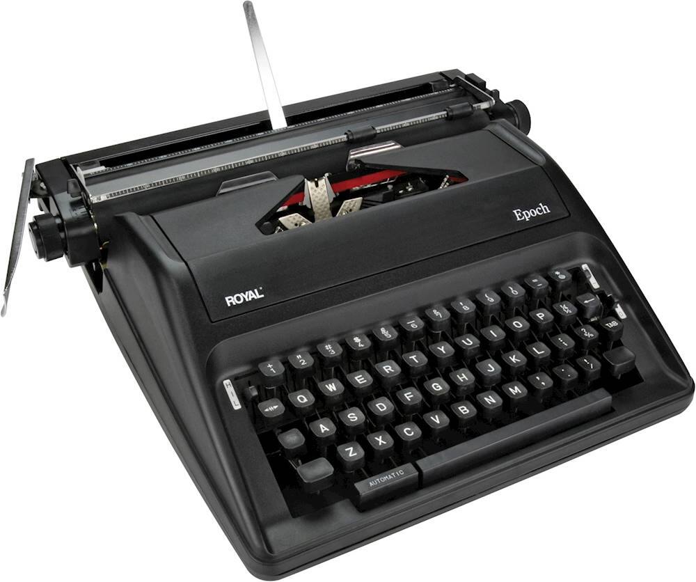  AALGO Typewriter Machine,Classic Retro Old Vintage Traditional  Manual Portable and Easy to Use Sleek & Durable Word Processor -  Typewriters for Writers,Black : Office Products