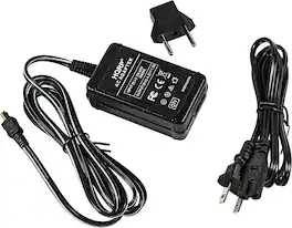 HQRP - AC Adapter for Sony CyberShot DSC-L1 DSC-M2 DSC-P10 DSC-W50 AC-LS5 DSC-G1 DSC-V3 DSC-S90 DSC-S80 Digital Camera
