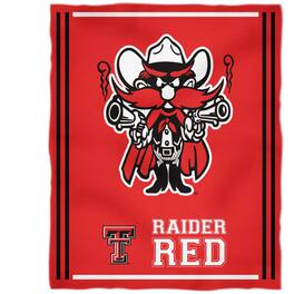 Vive La Fete - Texas Tech Red Raiders 36'' x 48'' Children's Mascot Plush Blanket - Multicolor
