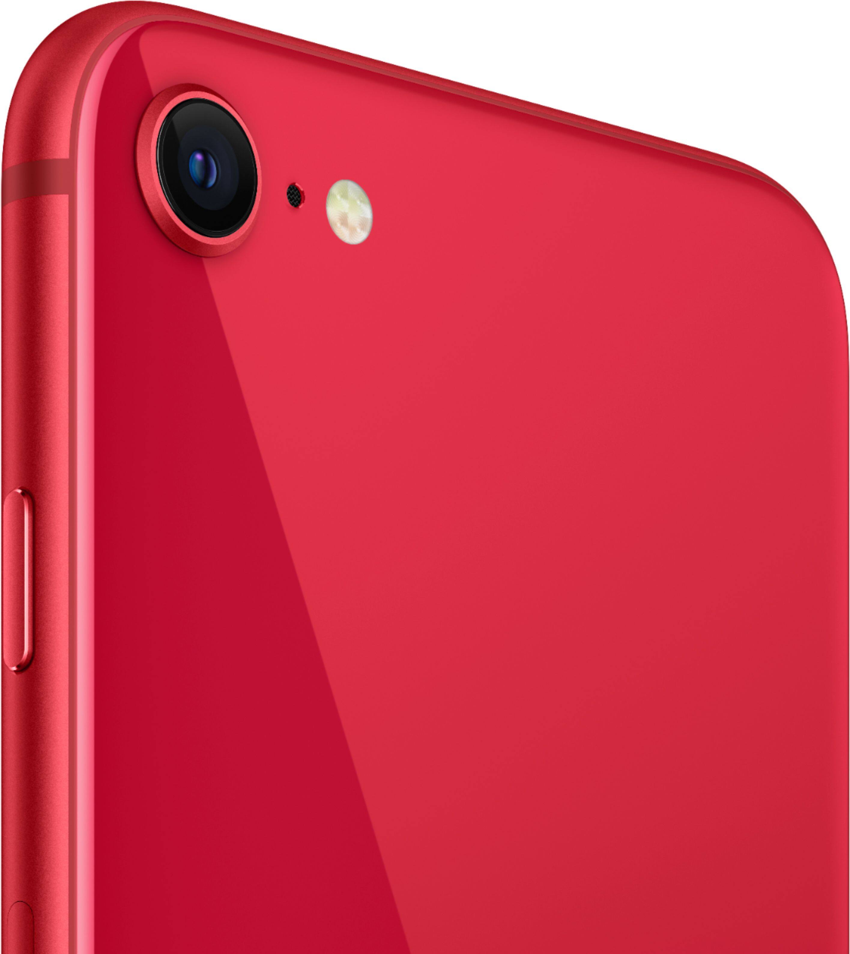 Alt View 13. Apple - iPhone SE (2nd generation) 64GB (Unlocked) - (PRODUCT)RED.