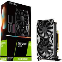 EVGA - SC ULTRA GAMING NVIDIA GeForce GTX 1660 SUPER 6GB GDDR6 PCI Express 3.0 Graphics Card - Black/Gray - Front_Zoom
