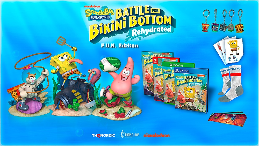 SpongeBob SquarePants: Battle for Bikini Bottom Rehydrated F.U.N. Edition PlayStation  4 TQ02256 - Best Buy