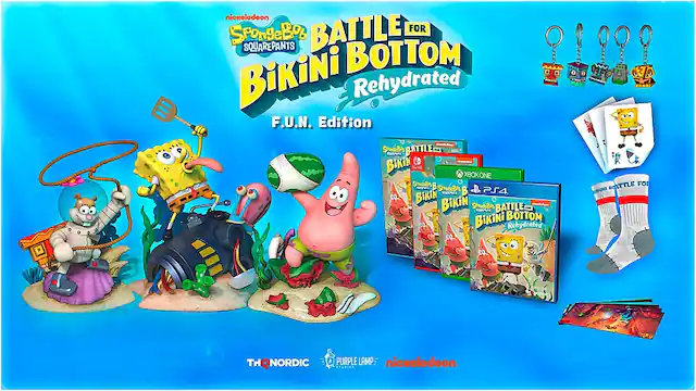 Front. Purple Lamp Studios - SpongeBob SquarePants: Battle for Bikini Bottom - Rehydrated. - E10+ (Everyone 10+)