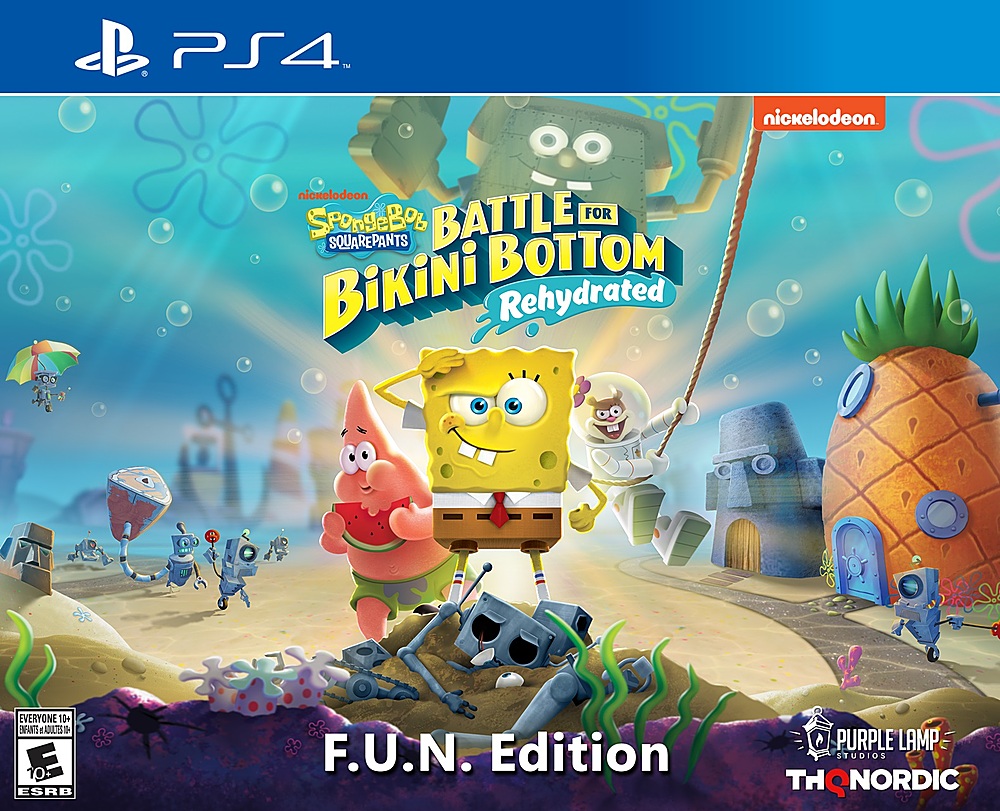 Spongebob Battle For Bikini Bottom Rehydrated Logo