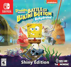 SpongeBob SquarePants: Battle for Bikini Bottom - Rehydrated Shiny Edition - Nintendo Switch - Front_Zoom