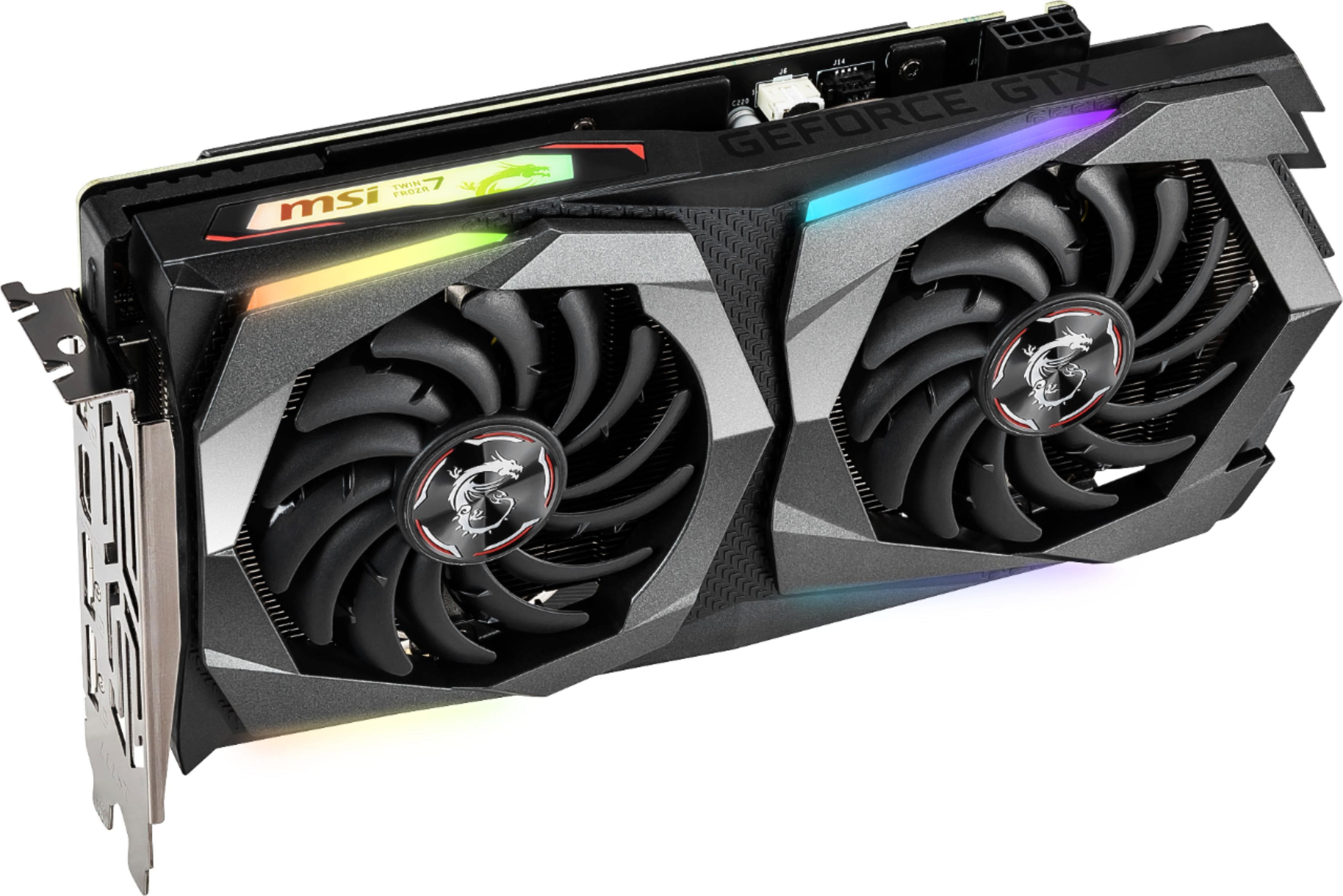 Alt View 14. MSI - GAMING X NVIDIA GeForce GTX 1660 SUPER 6GB GDDR6 PCI Express 3.0 Graphics Card - Black/Gray.
