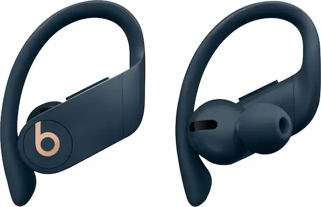 Angle. Beats - Geek Squad Certified Refurbished Powerbeats Pro Totally Wireless Earphones - Navy.