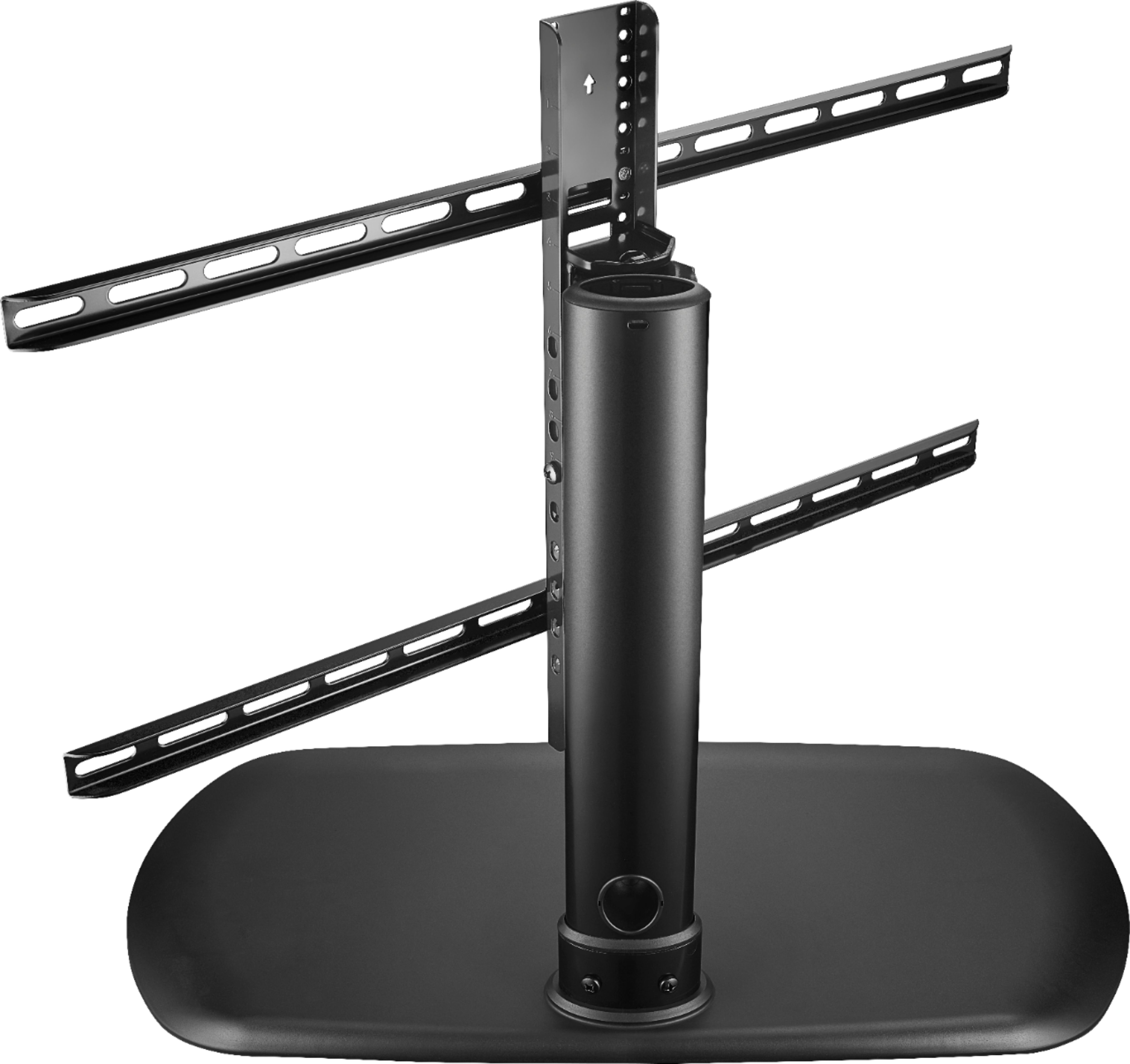 Angle View: Insignia™ - TV Stand for Most Flat-Panel TVs Up to 65" - Black