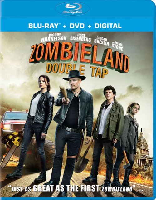 Front Standard. Zombieland: Double Tap [Includes Digital Copy] [Blu-ray/DVD] [2019].