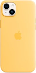 Apple - iPhone 14 Plus Silicone Case with MagSafe - Sunglow - Alt_View_Zoom_1