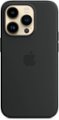 Angle Zoom. Apple - iPhone 14 Pro Silicone Case with MagSafe - Midnight.