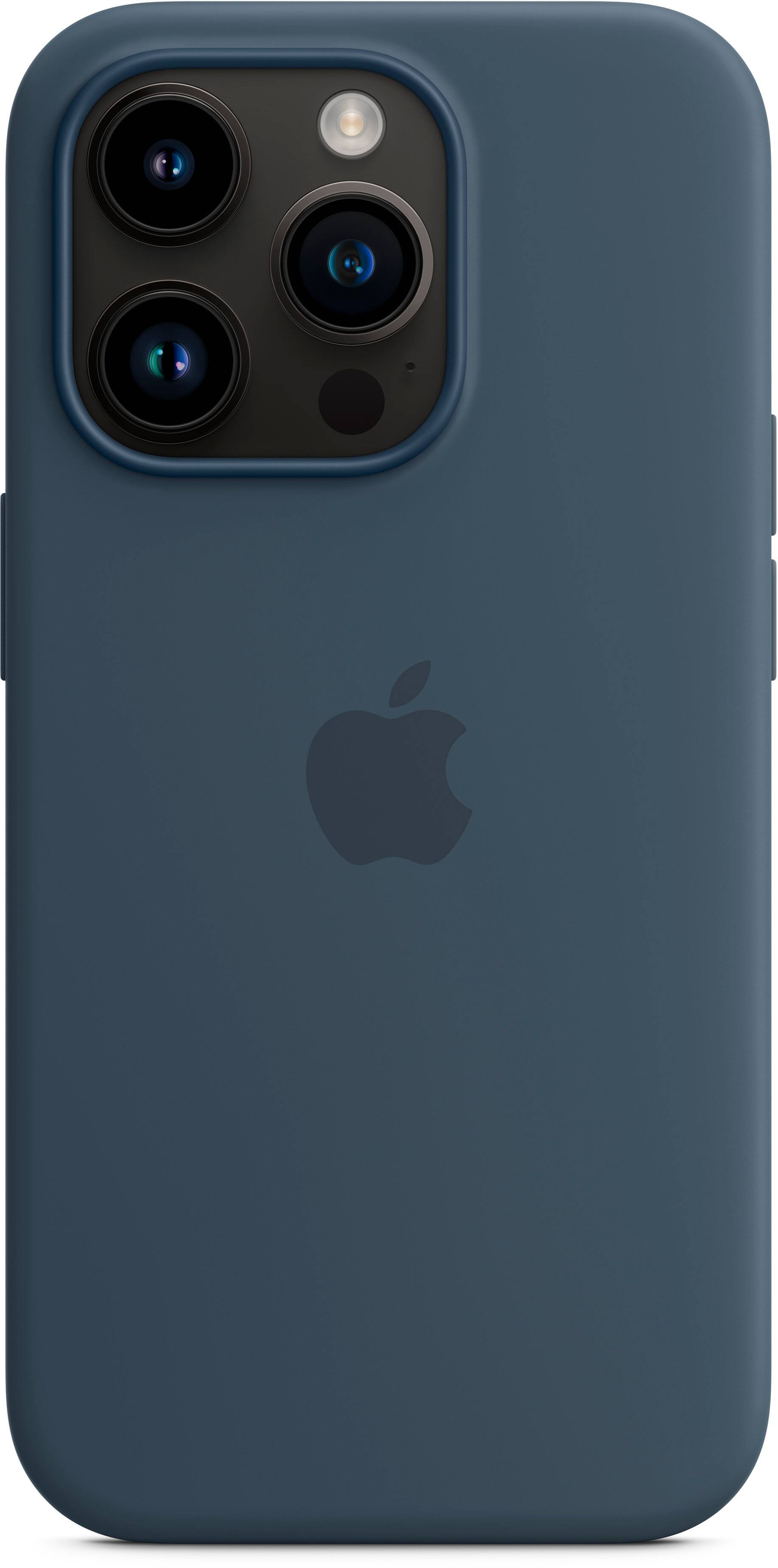 Apple iPhone 14 Pro Silicone Case with MagSafe Storm Blue MPTF3ZM/A - Best  Buy
