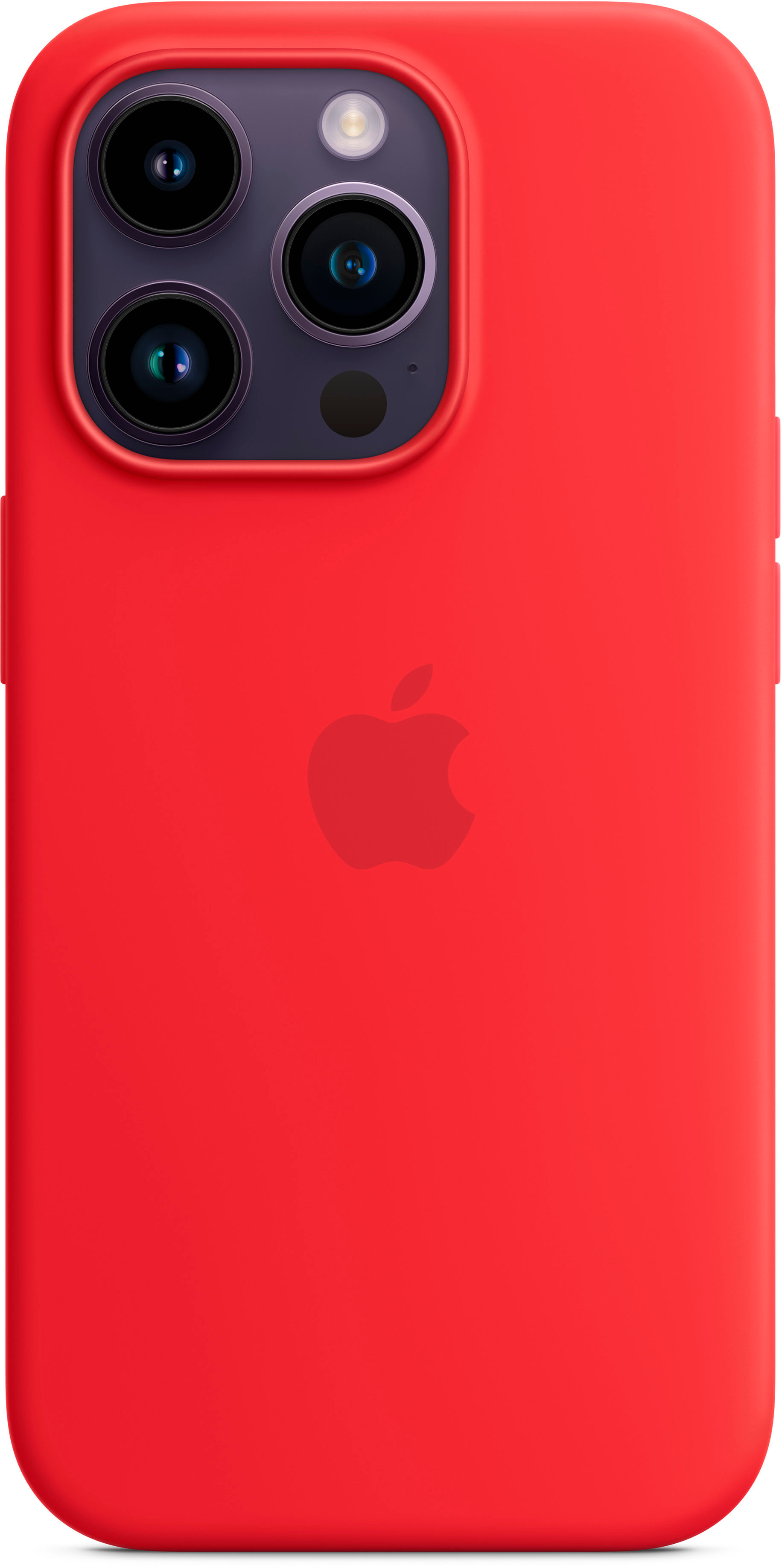 Capa de silicone com MagSafe para iPhone 14 Pro Max – (PRODUCT)RED - Apple  (BR)