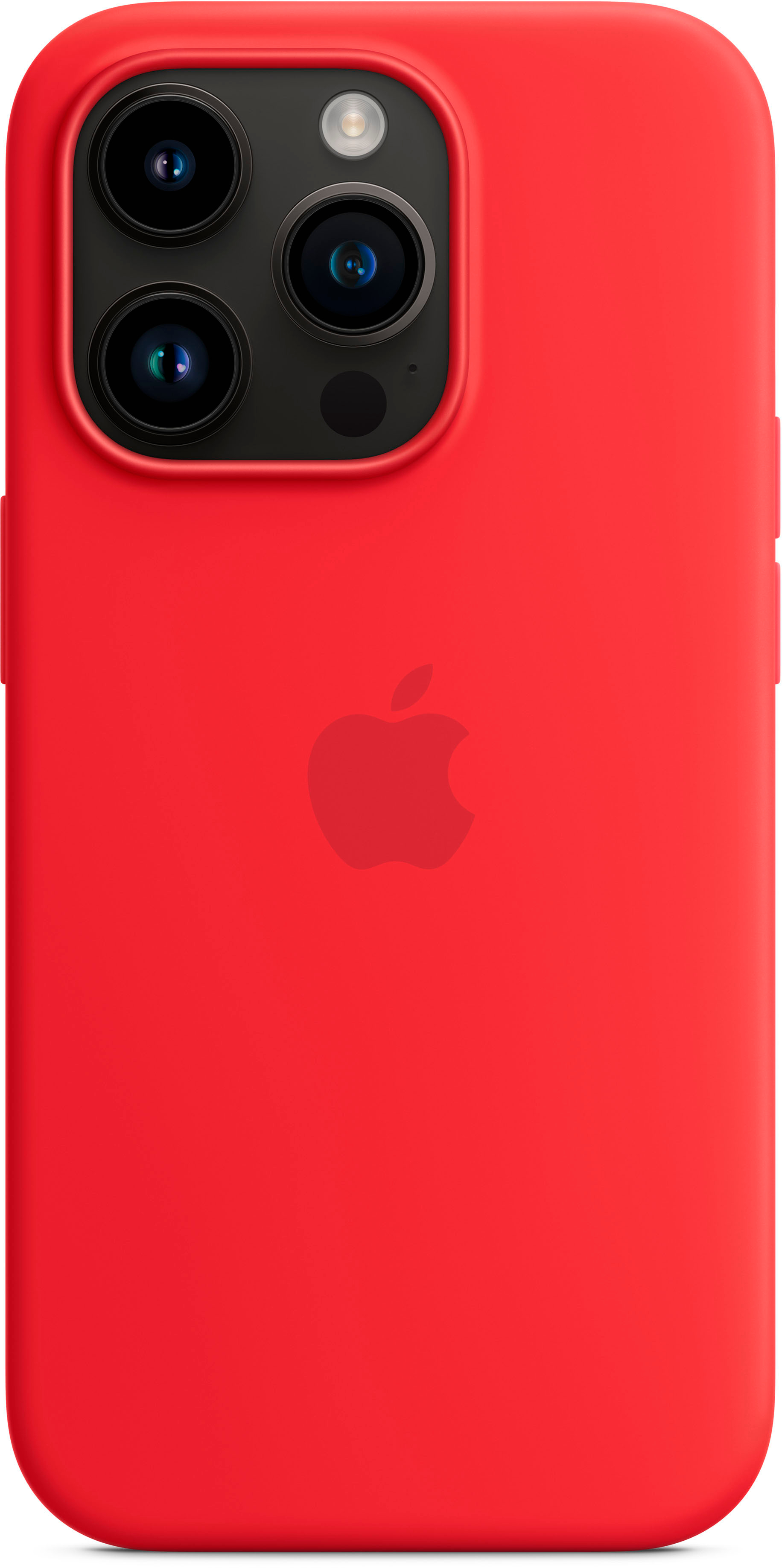 AMPD Real Feel Soft Case with MagSafe for Apple iPhone 14 Pro Red 57425BBR  - Best Buy