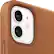 Alt View 12. Apple - iPhone 12 and iPhone 12 Pro Leather Case with MagSafe - Saddle Brown.