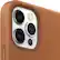 Alt View 12. Apple - iPhone 12 Pro Max Leather Case with MagSafe - Saddle Brown.