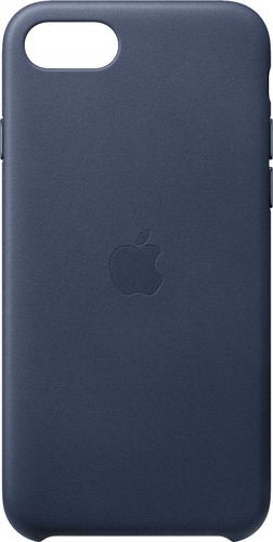UPC 190199610552 product image for Apple - Leather Case for Apple® iPhone® SE (2nd Generation) - Midnight Blue | upcitemdb.com