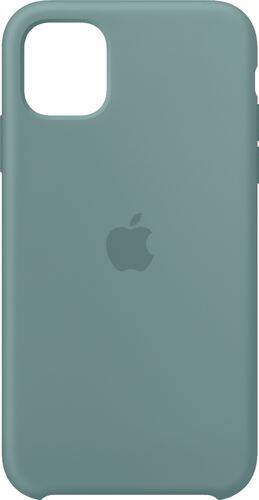 Apple - iPhone 11 Silicone Case - Cactus-Front_Standard 