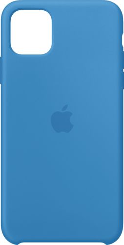 Apple - iPhone 11 Pro Max Silicone Case - Surf Blue